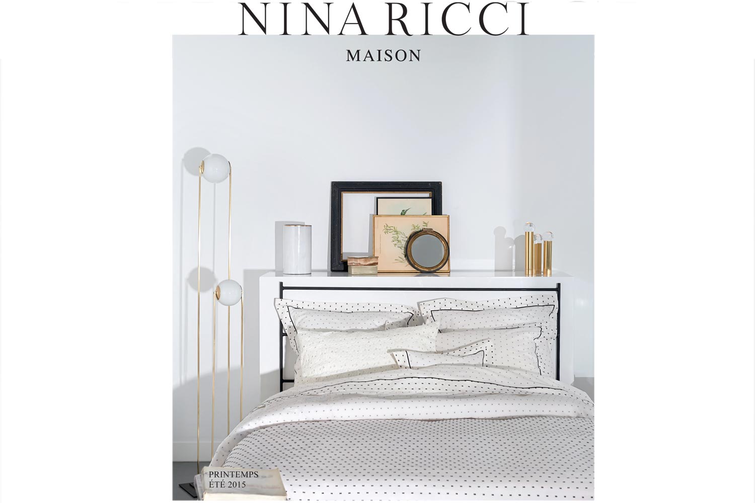 Catalogue Nina Ricci linge de maison, Printemps été 2015